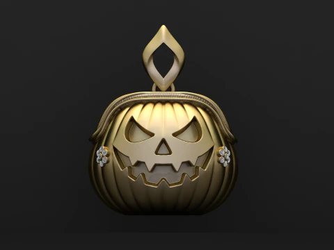 Evil Pumpkin King Pendant Collection 3D Print Model