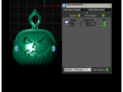 Evil Pumpkin King Pendant Collection 3D Print Model