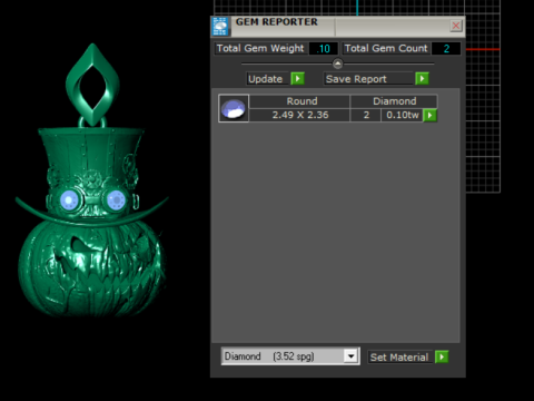 Koleksi Liontin Raja Labu Jahat Model Cetak 3D