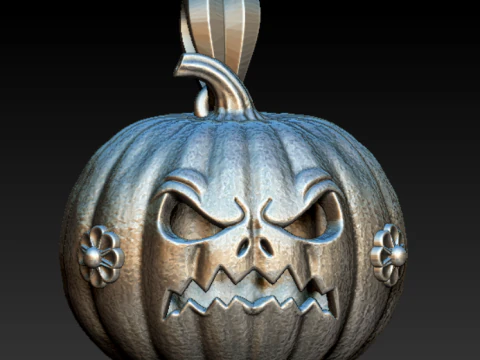 Evil Pumpkin King Pendant Collection 3D Print Model