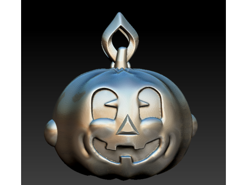 Koleksi Liontin Raja Labu Jahat Model Cetak 3D