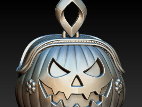 Koleksi Liontin Raja Labu Jahat Model Cetak 3D