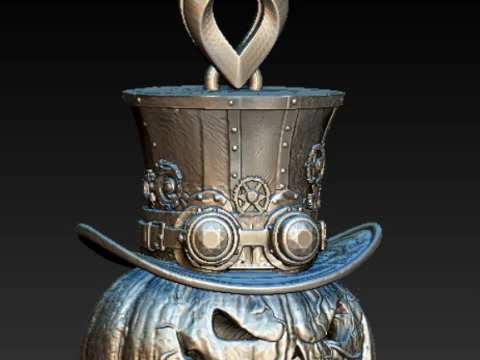 Evil Pumpkin King Pendant Collection 3D Print Model