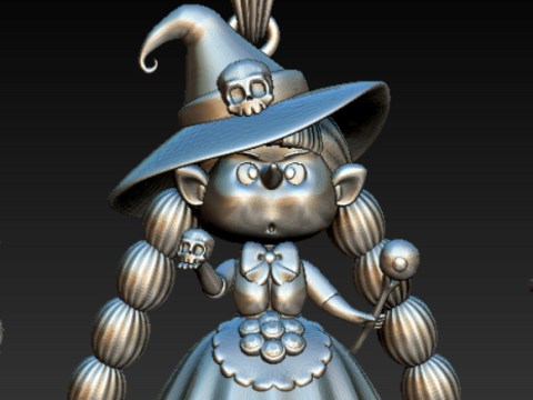 प्यारा बनी गार्जियन पेंडेंट 3डी प्रिंट करने योग्य मॉडल 3D प्रिंट मॉडल