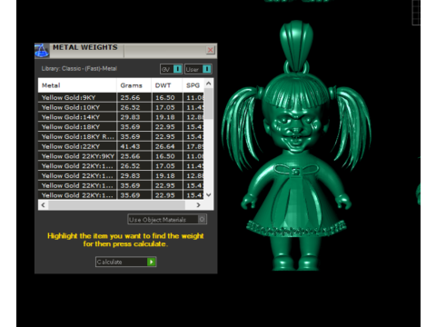 प्यारा बनी गार्जियन पेंडेंट 3डी प्रिंट करने योग्य मॉडल 3D प्रिंट मॉडल