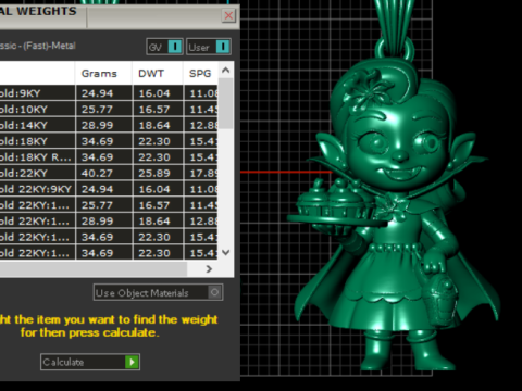 प्यारा बनी गार्जियन पेंडेंट 3डी प्रिंट करने योग्य मॉडल 3D प्रिंट मॉडल