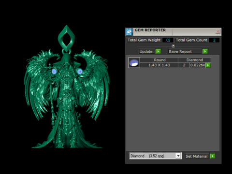 Modelo para impressão 3D com pingente de esqueleto camuflado Golden Reaper Modelo de Impressão 3D