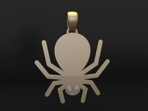 Haunted Castle Halloween Pendant 3D Printable Model 3D Print Model