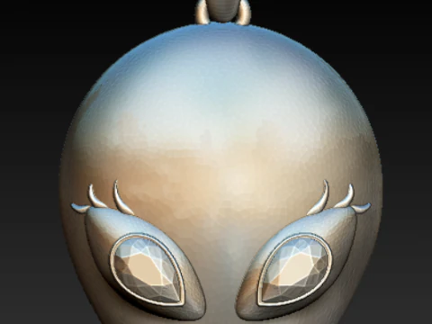 Haunted Castle Halloween Pendant 3D Printable Model 3D Print Model