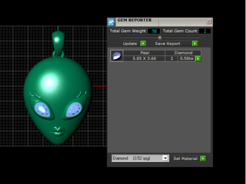 हॉन्टेड कैसल हैलोवीन पेंडेंट 3डी प्रिंट करने योग्य मॉडल 3D प्रिंट मॉडल