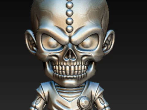 Pumpkin Scarecrow Monster Pendant 3D Printable Model 3D Print Model