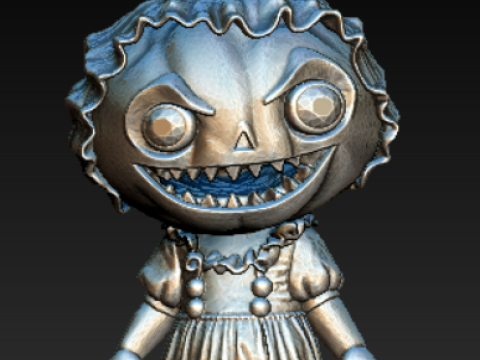 カボチャかかしモンスター ペンダント 3D 印刷可能モデル 3Dプリントモデル