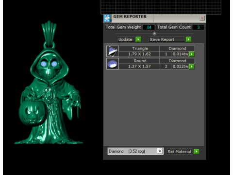 カボチャかかしモンスター ペンダント 3D 印刷可能モデル 3Dプリントモデル