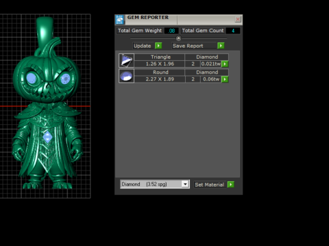 カボチャかかしモンスター ペンダント 3D 印刷可能モデル 3Dプリントモデル