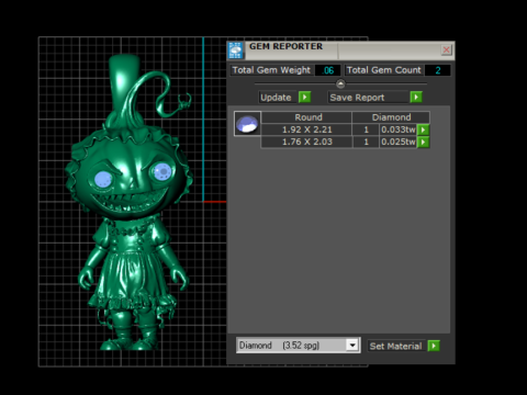 カボチャかかしモンスター ペンダント 3D 印刷可能モデル 3Dプリントモデル