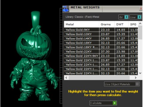 カボチャかかしモンスター ペンダント 3D 印刷可能モデル 3Dプリントモデル