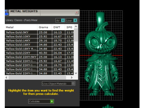 カボチャかかしモンスター ペンダント 3D 印刷可能モデル 3Dプリントモデル