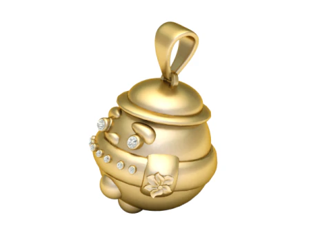 Orbit Bot Pendant 3D Print Model