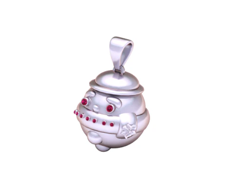 Orbit Bot Pendant 3D Print Model