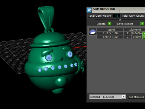 Orbit Bot Pendant 3D Print Model