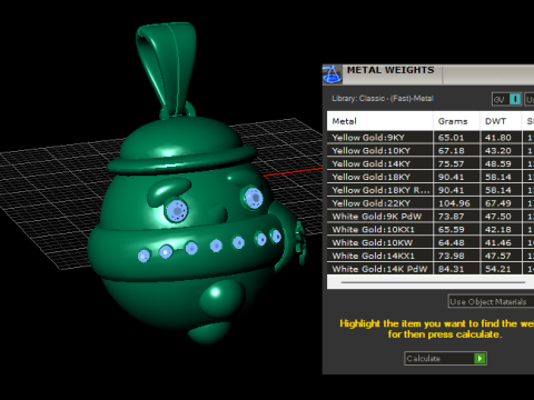 轨道机器人吊坠 3D 打印模型