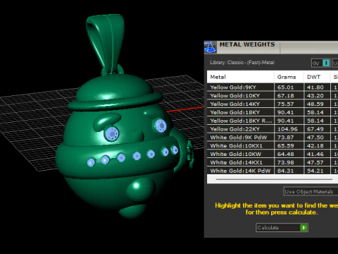 Orbit Bot Pendant 3D Print Model