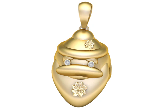 Ciondolo con personaggio Olden Bloom Modello di stampa 3D