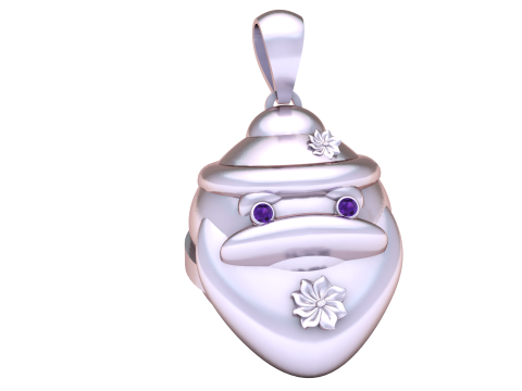 Liontin Karakter Bloom Kuno Model Cetak 3D