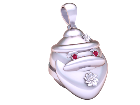 Liontin Karakter Bloom Kuno Model Cetak 3D