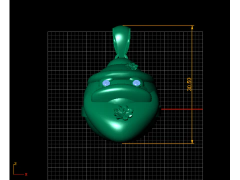 Olden Bloom Character Pendant 3D Print Model