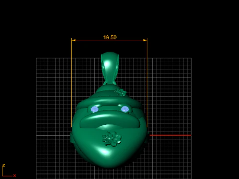 Olden Bloom Character Pendant 3D Print Model