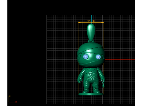 Cute Mummy Character Pendant 3D Printable Model 3D Print Model