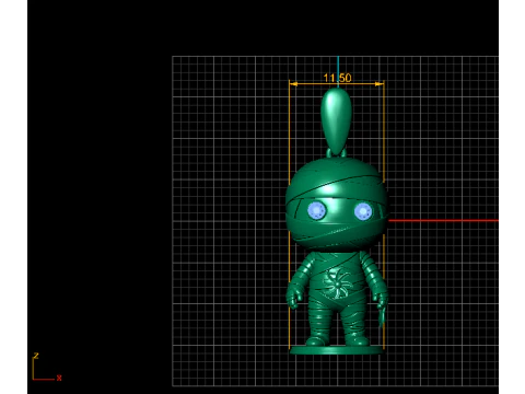 Cute Mummy Character Pendant 3D Printable Model 3D Print Model