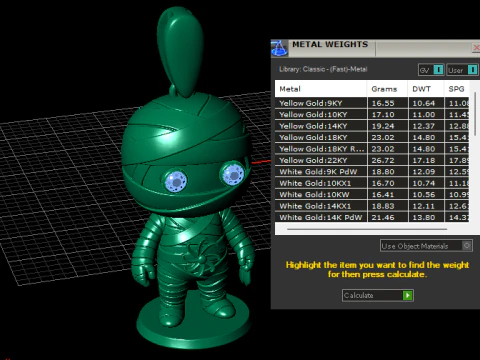 Cute Mummy Character Pendant 3D Printable Model 3D Print Model