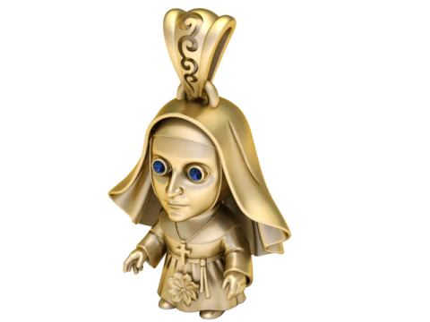 Pingente de personagem do Santo Guardi&atilde;o Modelo de Impressão 3D