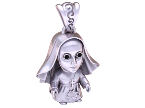 Ciondolo con personaggio del Santo Guardiano Modello di stampa 3D