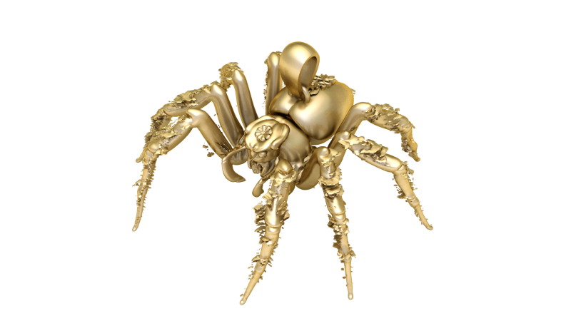 Venom Widow Spider Pendant 3D Printable Model 3D Print Model .c4d .max .obj .3ds .fbx .stl .blend