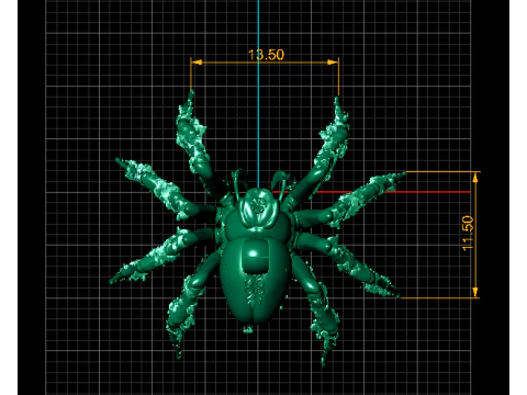 Venom Widow Spider Pendant 3D Printable Model 3D Print Model