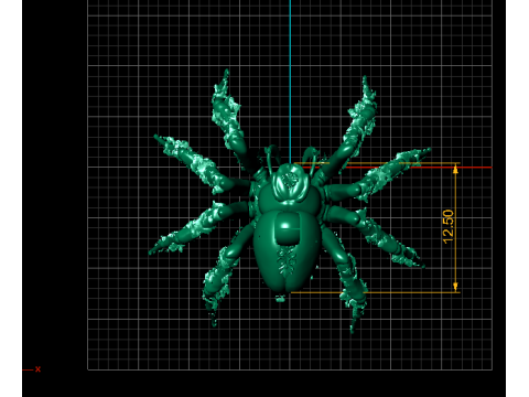 Venom Widow Spider hanger 3D afdrukbaar model 3D printmodel