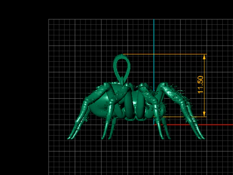 Venom Widow Spider Pendant 3D Printable Model 3D Print Model