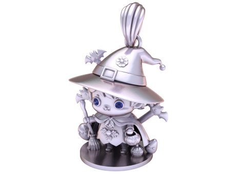 Model Cetak 3D Liontin Jimat Penyihir Kecil Model Cetak 3D