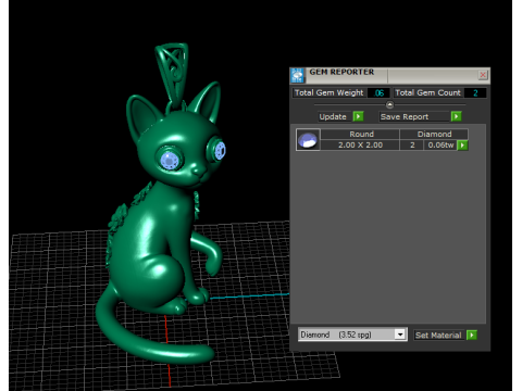 Büyülü Kitty Kolye 3D Yazdırılabilir Model 3D Baskı Modeli