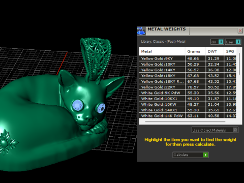 眠っているロイヤル キャット ペンダント 3D 印刷可能モデル 3Dプリントモデル