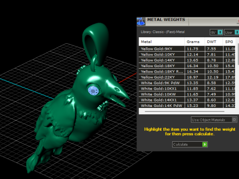 皇家宝石吊坠 3D 打印模型 3D 打印模型