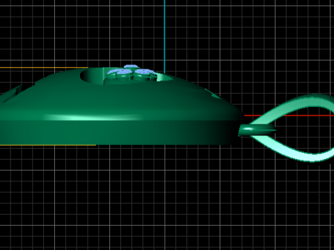 悲伤表情吊坠 3D 打印模型