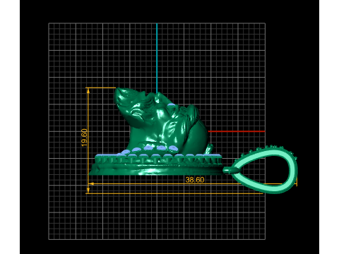 Подвеска «Королевский флакон духов» 3D Принт Модель