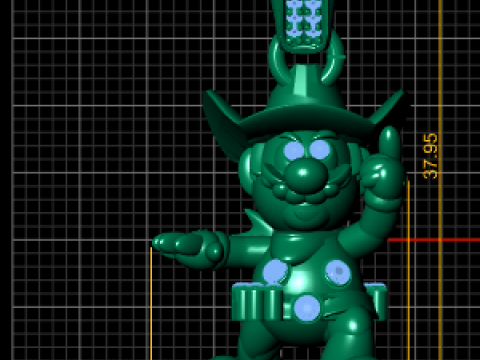 Cowboy held karakter hanger 3D printmodel