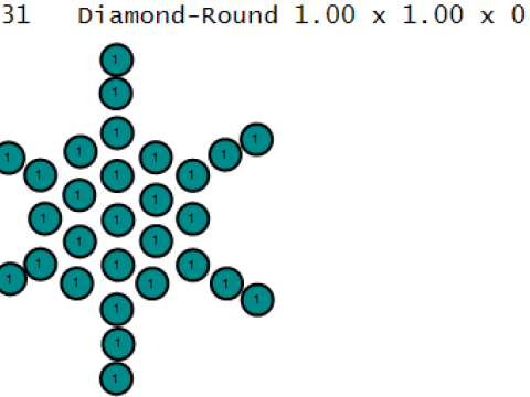 हीरा कछुआ प्रतीक पेंडेंट 3D प्रिंट मॉडल