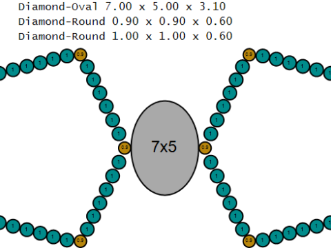 Cincin Solitaire Shank Infinity Split Model Cetak 3D