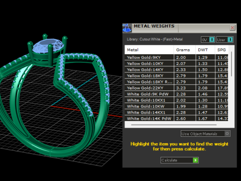 Cincin Solitaire Shank Infinity Split Model Cetak 3D